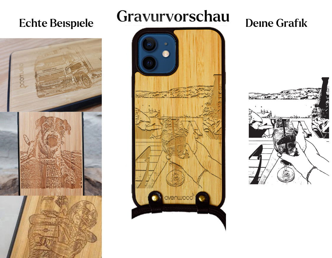 INDIVIDUELL iPhone 12 Hülle zum Umhängen